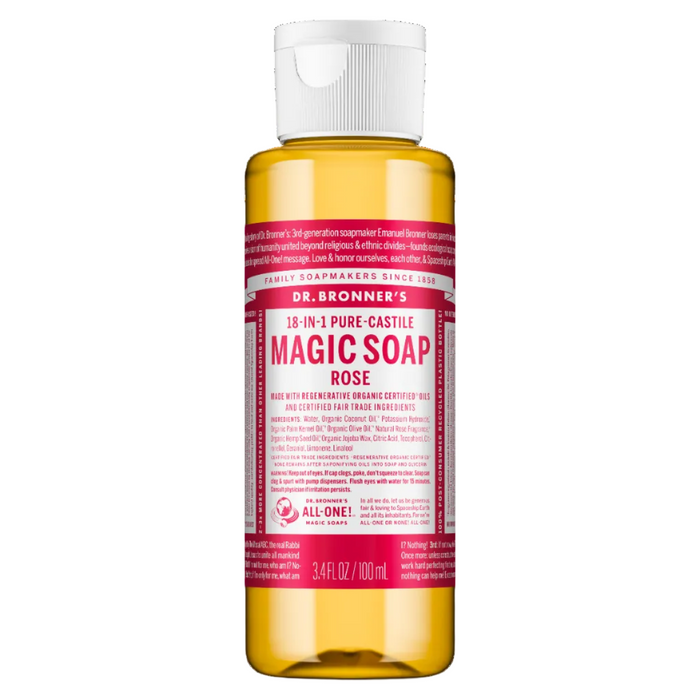 Dr. Bronner's Pure Castile Magic Soap - Rose - Freebie
