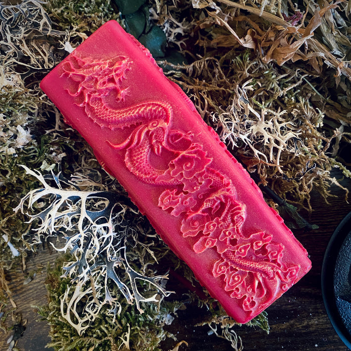 Dragon Blessing Shaped Pillar Candle