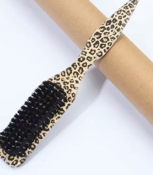 Dream Goddess Hair Slick Back Hair Brush Leopard Print