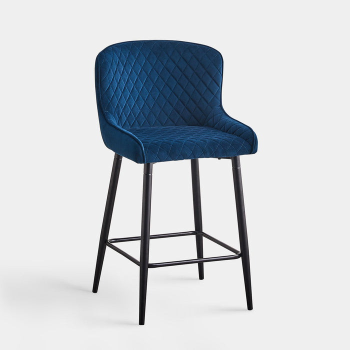 Dundas Velvet Bar Stools [65cm] [Set of 2]