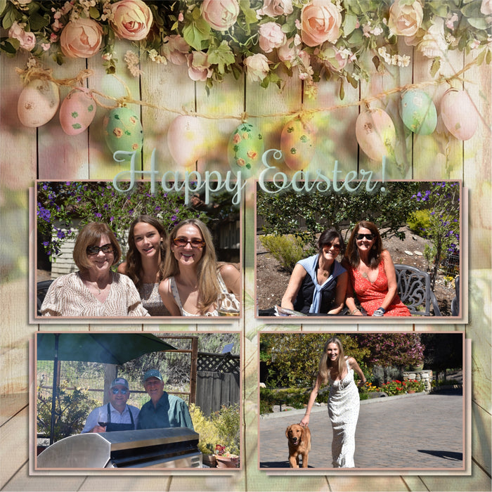 Enjoy the spring and Easter season with these seasonal digital scrapbooking background papers in soft pastel tones by Lucky Girl Creative digital art. The bundle includes 5 paper packs including bokeh, vintage ephemera, shabby chic, plaid, and outdoor and nature themes.