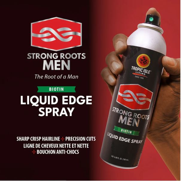 Ebin Strong Roots Men Liquid Edge Spray180ml - Palms Fashion Inc.