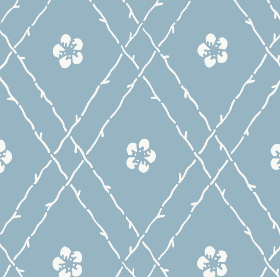 Emily Pillow Cover in Rain Reverse-WWH2