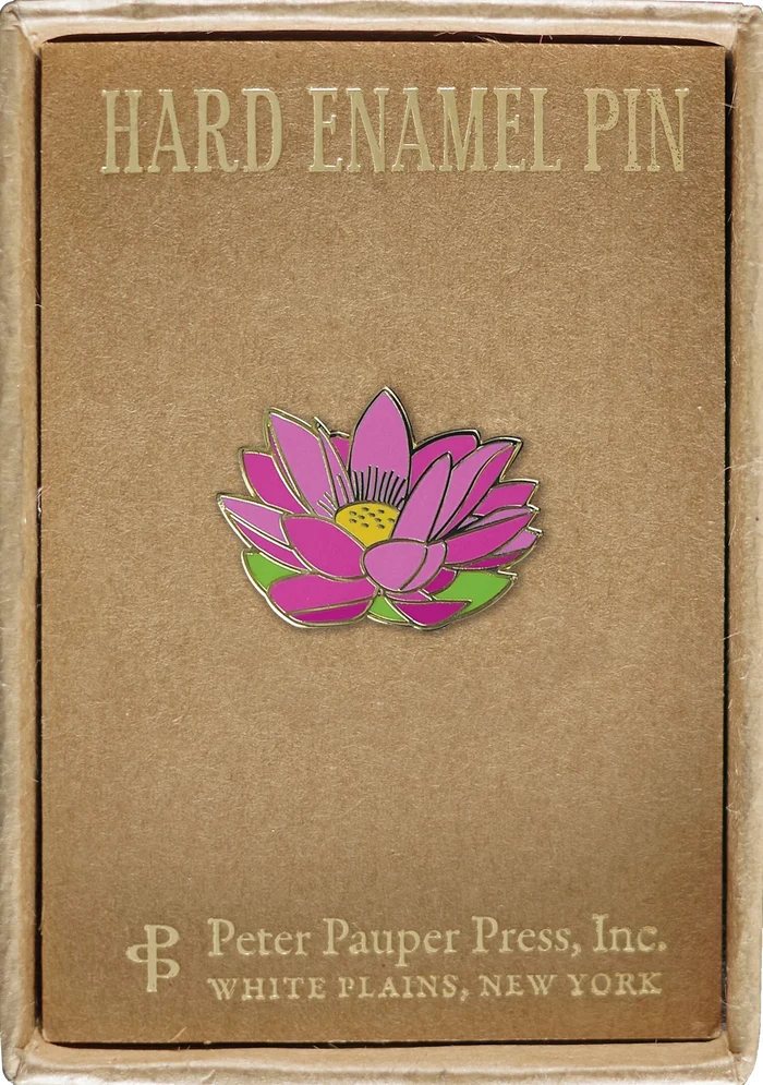 Enamel Pin Lotus Flower