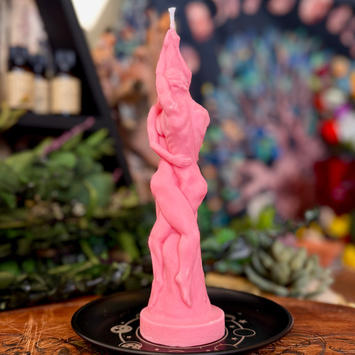 Entwined Lovers Shaped Spell Candle