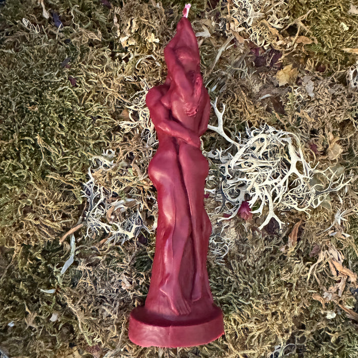 Entwined Lovers Shaped Spell Candle