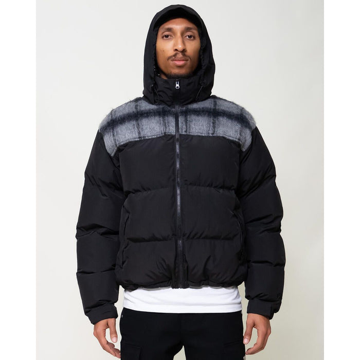 EPTM Oxford Puffer Jacket in stylish black color, suitable for all occasions