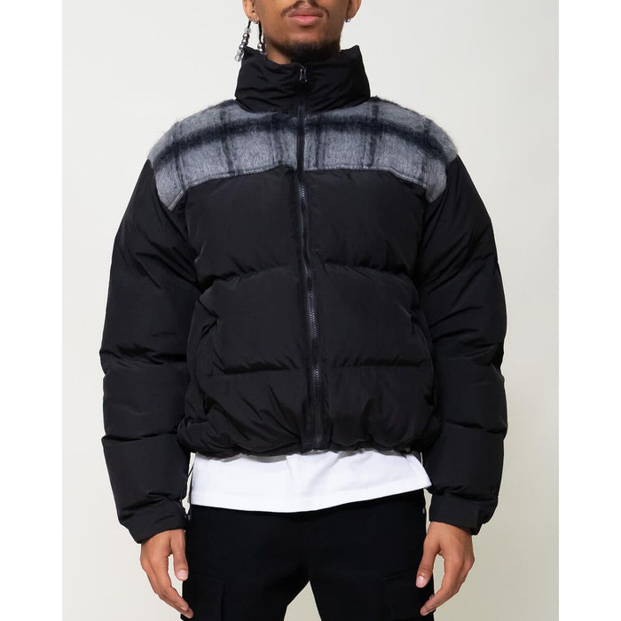 High-quality EPTM Oxford Puffer Jacket featuring a sleek black design