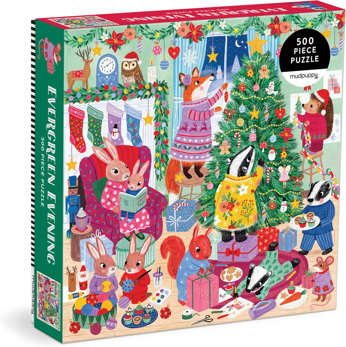 Evergreen Evening 500 Piece Puzzle