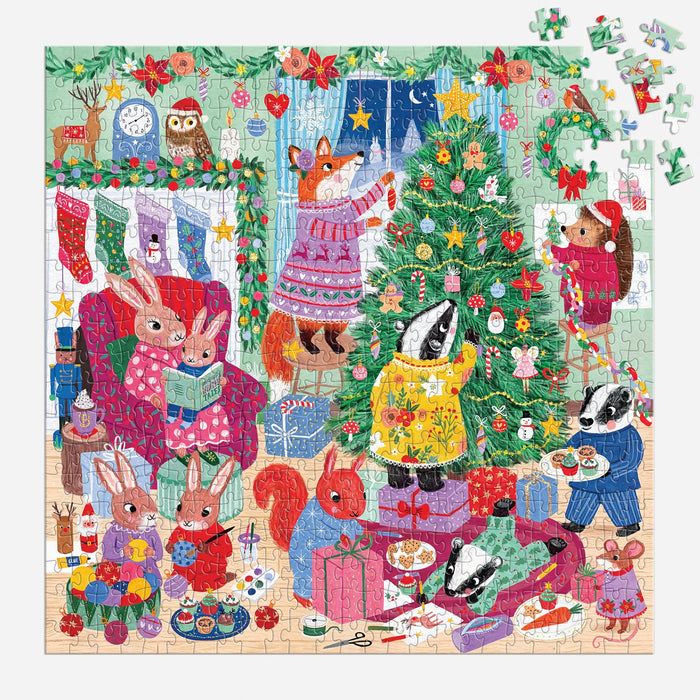 Evergreen Evening 500 Piece Puzzle