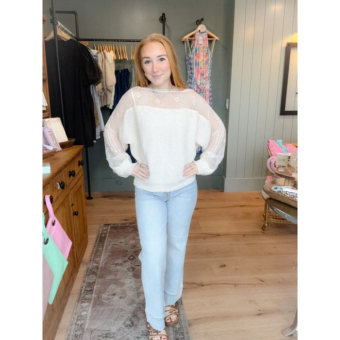 Everly Lace Sweater