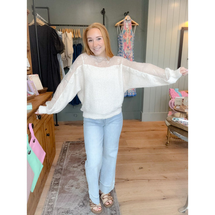 Everly Lace Sweater