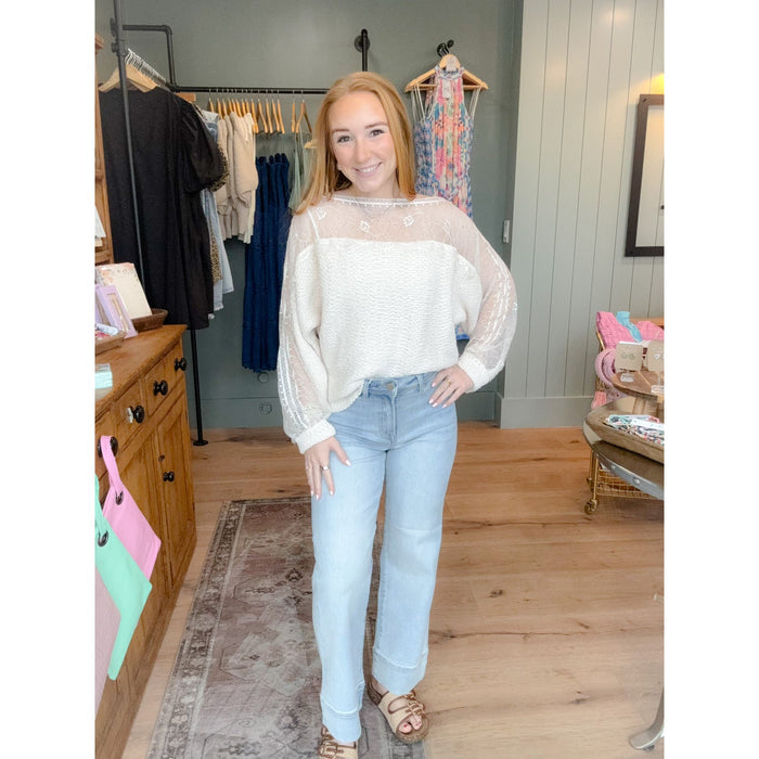 Everly Lace Sweater