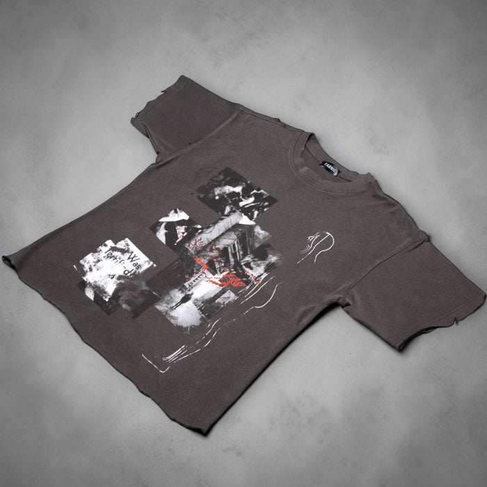 Fabric011 "Faces & Places" Black Tee