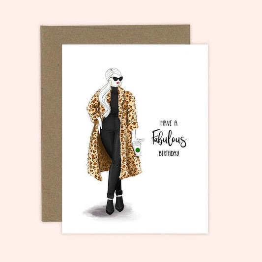 Fabulous Birthday - Fashion Birthday Greeting Card - Magnolia Lane co. Home + Garden + Gift