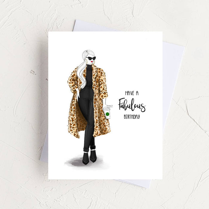 Fabulous Birthday - Fashion Birthday Greeting Card - Magnolia Lane co. Home + Garden + Gift
