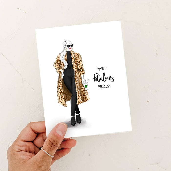 Fabulous Birthday - Fashion Birthday Greeting Card - Magnolia Lane co. Home + Garden + Gift