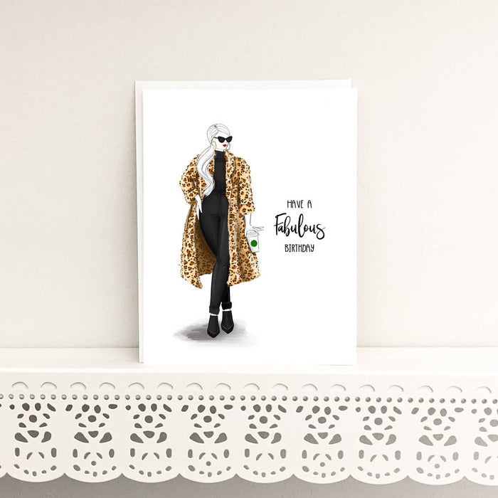 Fabulous Birthday - Fashion Birthday Greeting Card - Magnolia Lane co. Home + Garden + Gift