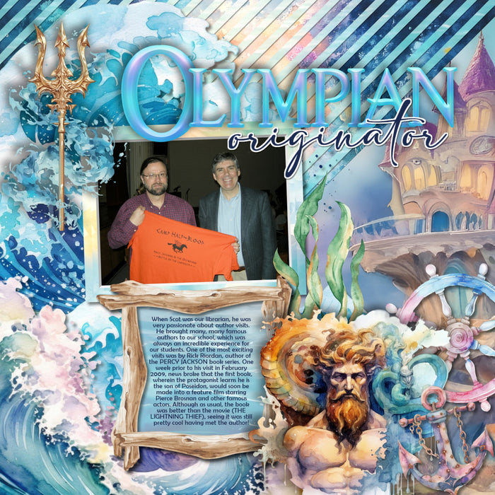 Capture the fairytale moments of childhood with these easy-to-use beautiful, watercolor under the sea fantasy embellishments, papers, clusters, and water alpha set by Lucky Girl Creative digital art for digital scrapbooking. Great for little girls and vacations to the beach, ocean, and seaside. Great for little girls and vacations to the beach, ocean, and seaside. Fairy tale embellishments include seagull, crab, dolphin, fish, puffer fish, jellyfish, lobster, octopus, sea turtle, seahorse, seal, shark