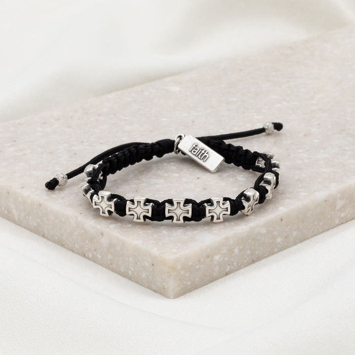 Faith Blessing Bracelet/Silver