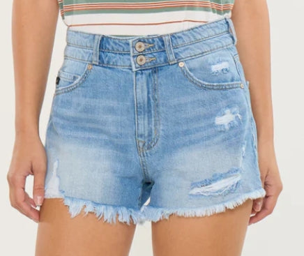 Farah Essentials High Rise Mom Shorts