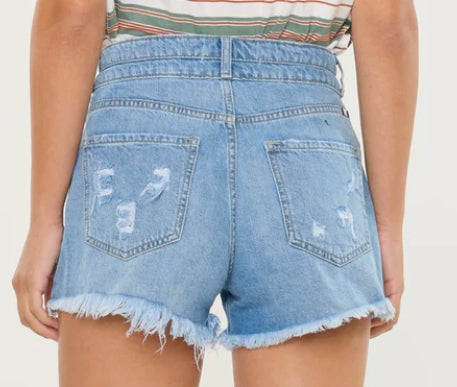 Farah Essentials High Rise Mom Shorts