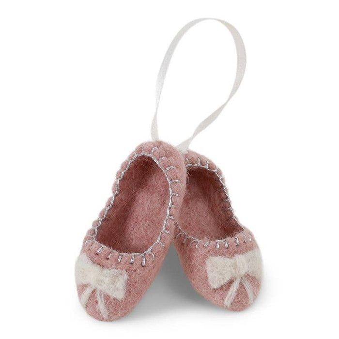 Felt Ballerina Shoes Ornament