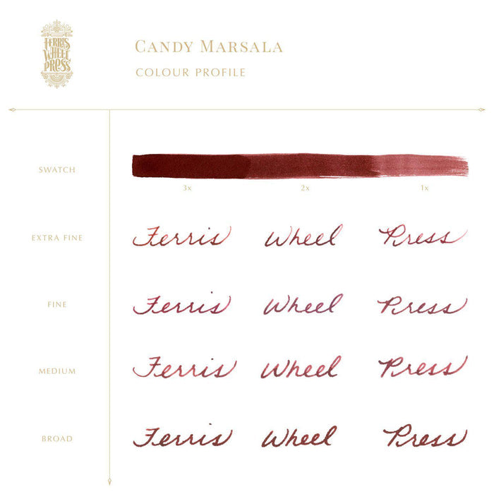 Ferris Wheel Press Candy Marsala Ink