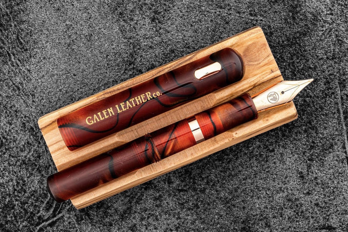 Fine Writing International & Galen Pencket Pocket Fountain Pen - Amber