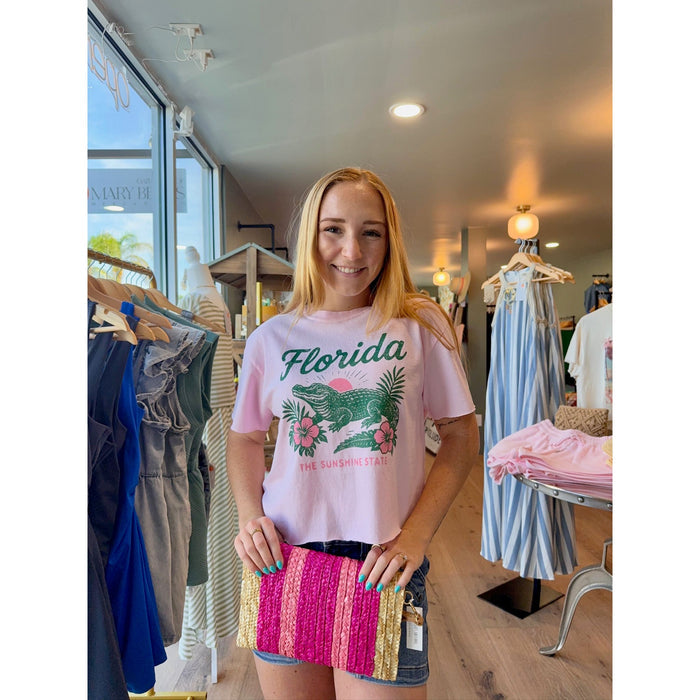 Florida Vintage Graphic Crop Tee