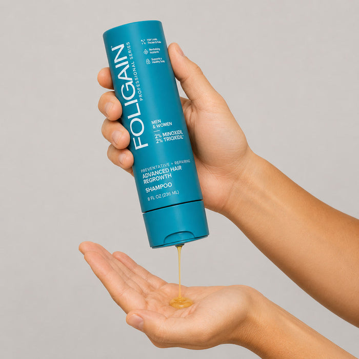 FOLIGAIN® Advanced Hair Regrowth Hair Shampoo with 2% Minoxidil and 2% TRIOXIDIL®