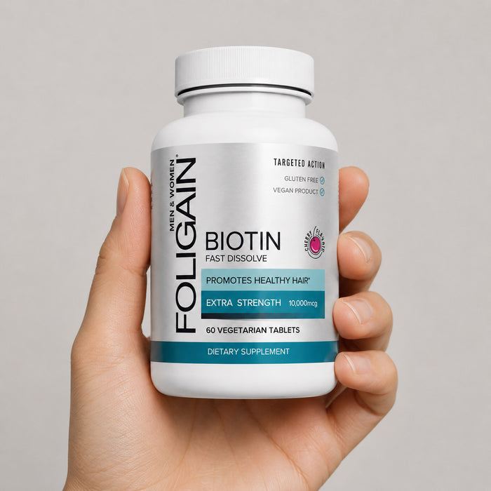 FOLIGAIN® Biotin Fast Dissolve Supplement For Healthier-Looking Hair