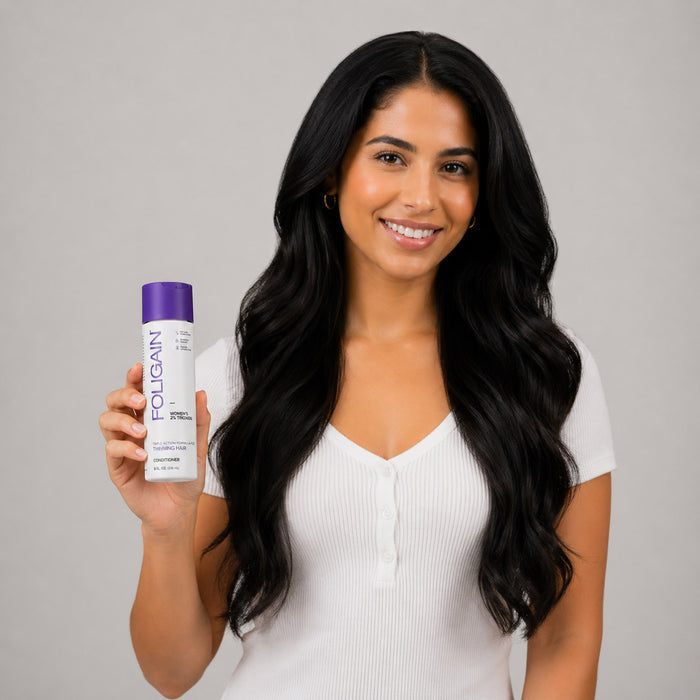 FOLIGAIN® Triple Action Conditioner For Thinning Hair For Women with 2% TRIOXIDIL®