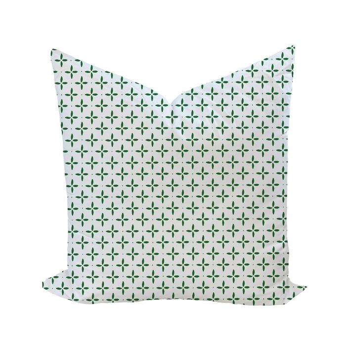 Folly Star Pillow Cover in Emerald