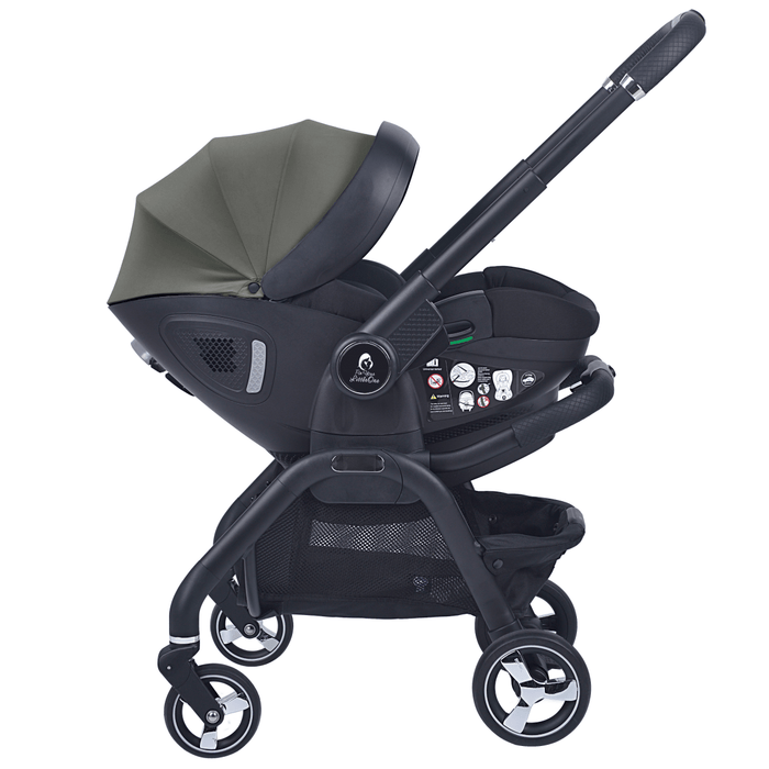 For Your Little One Qubi Infant Car Seat Stroller - Grey Olive