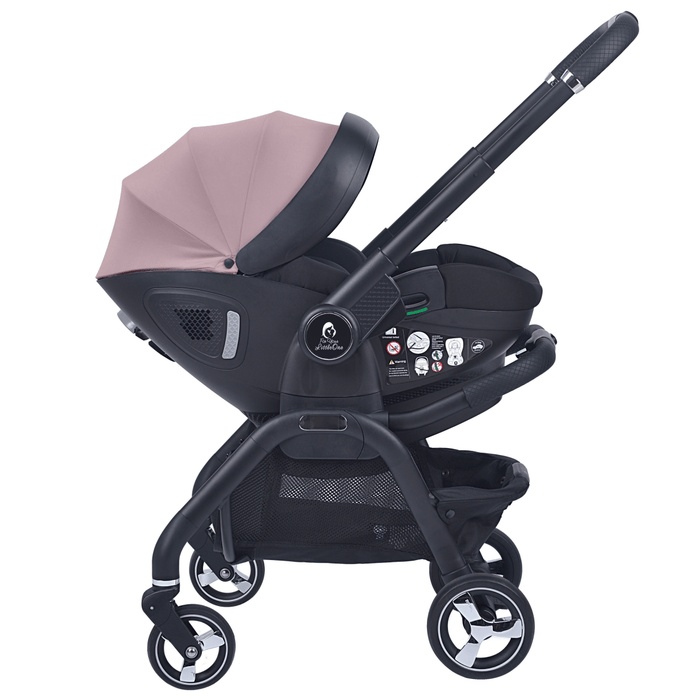For Your Little One Qubi Infant Car Seat Stroller - Pastel Pink