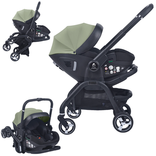 For Your Little One Qubi Infant Car Seat Stroller - Sage Green