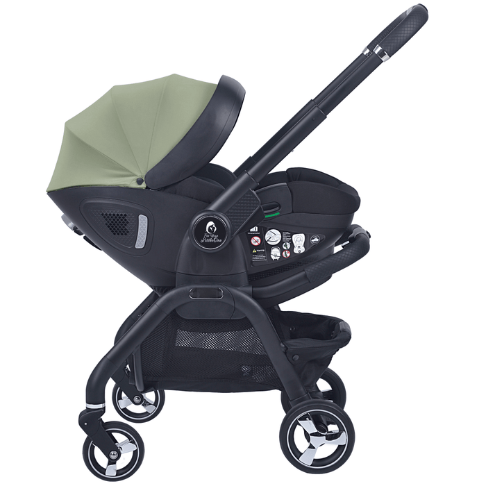 For Your Little One Qubi Infant Car Seat Stroller - Sage Green