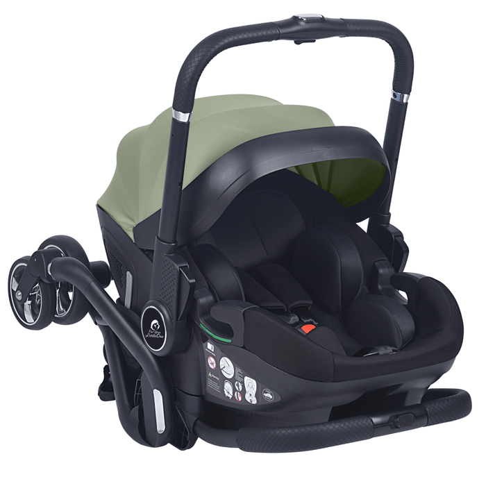 For Your Little One Qubi Infant Car Seat Stroller - Sage Green