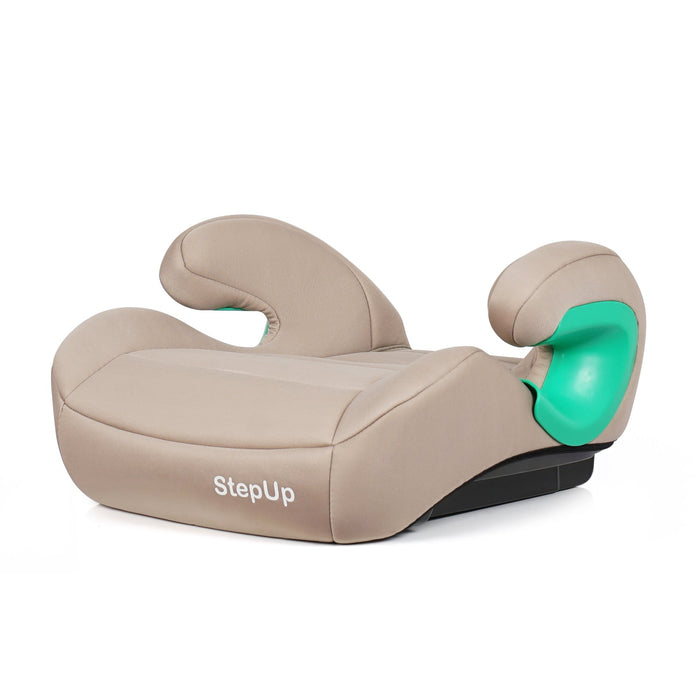 For Your Little One Stepup I-Size Belted 2/3 Car Seat - Latte Beige (4-12 Years)
