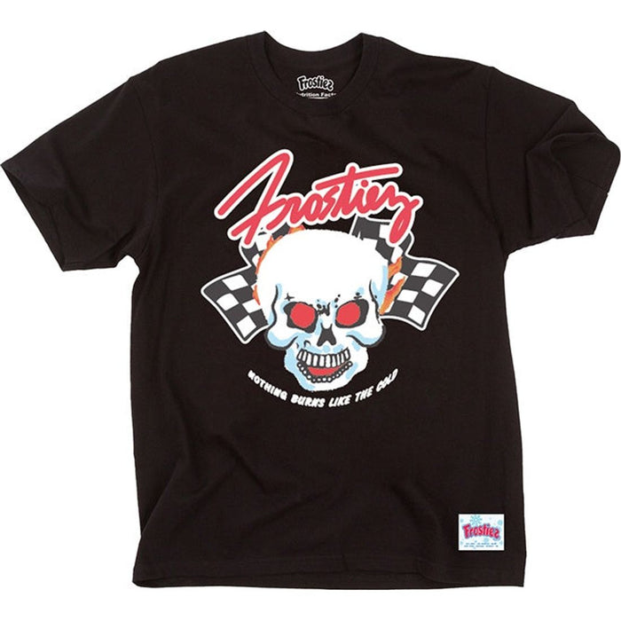 Frostiez Victory SS Black Tee (931-1205) featuring a bold, graphic design on the front and a comfortable, classic fit Perfect for casual wear or a stylish statement piece
