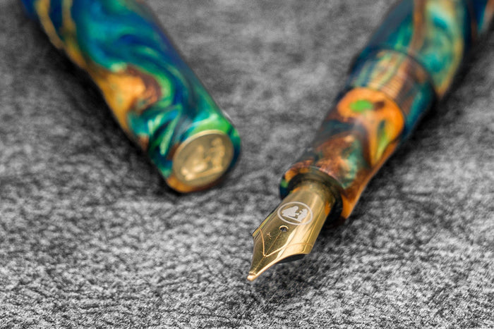 Galen X Studyo Agackakan - Fountain Pen V1 - Ocean Cenote