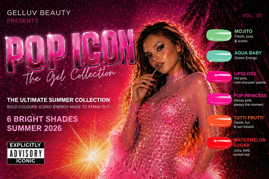 Gelluv Pop Icon Hema Free Gel Polish Collection