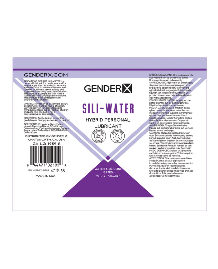 Gender X Sili-Water