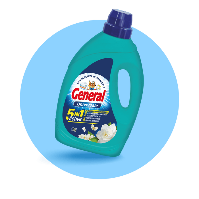 General Universale Liquid Laundry Detergent 5 in 1 Active