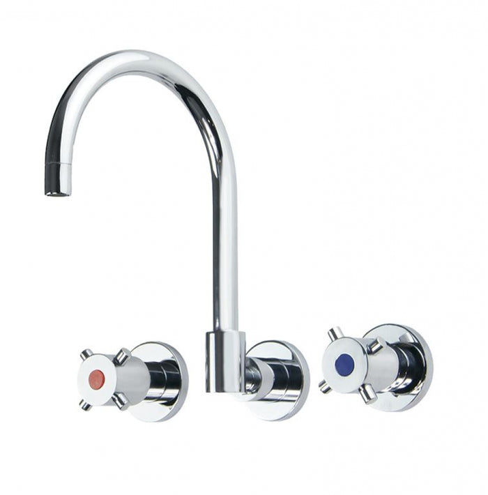 Gentec Cleanline Capstan CAP0035 Wall Mounted Concealed Sink Set