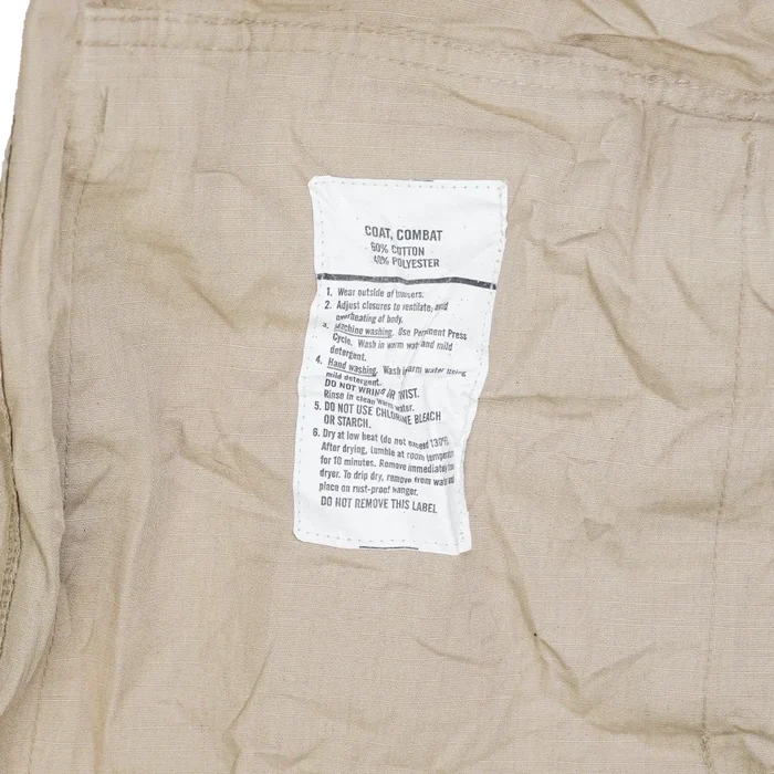 Genuine Gear Tan Ripstop BDU Shirt - XLarge Regular - Army & Outdoors - Field Shirts