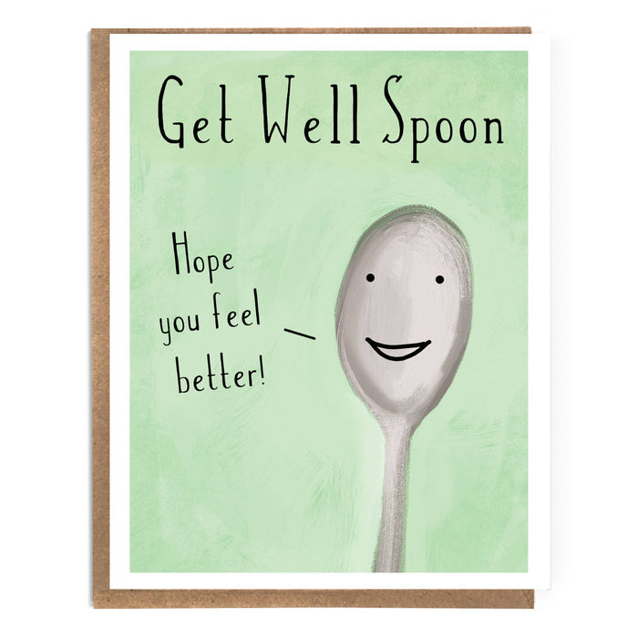 Get Well Spoon Card