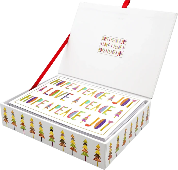 Gifts of the Season - Deluxe Large Holiday Cards Set of 20