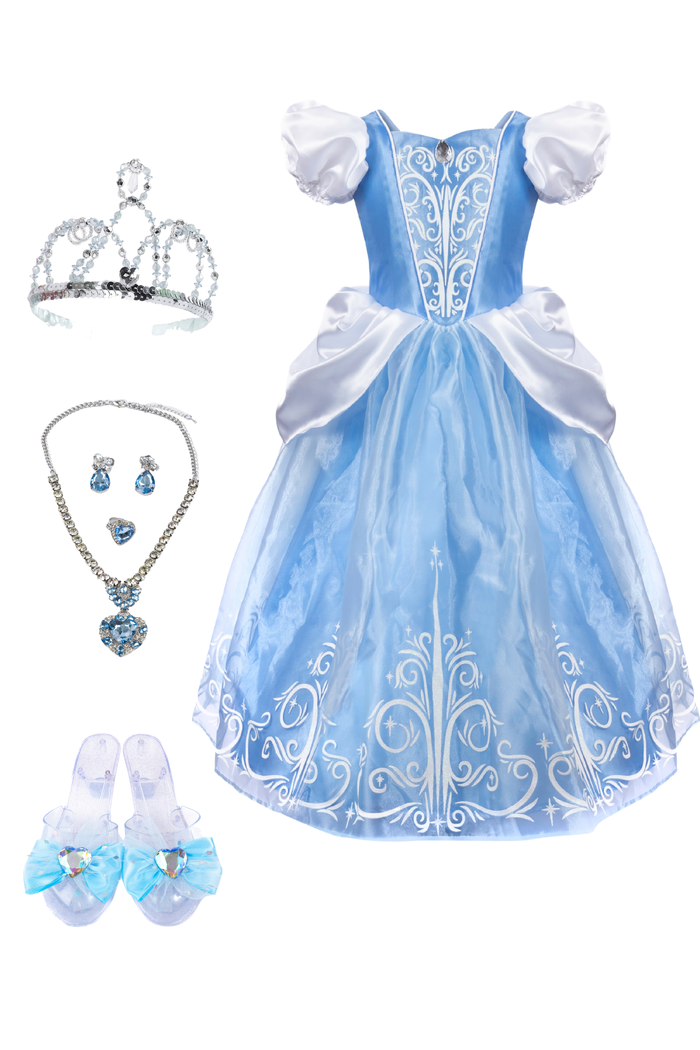 Glass Slipper Princess Costume Bundle